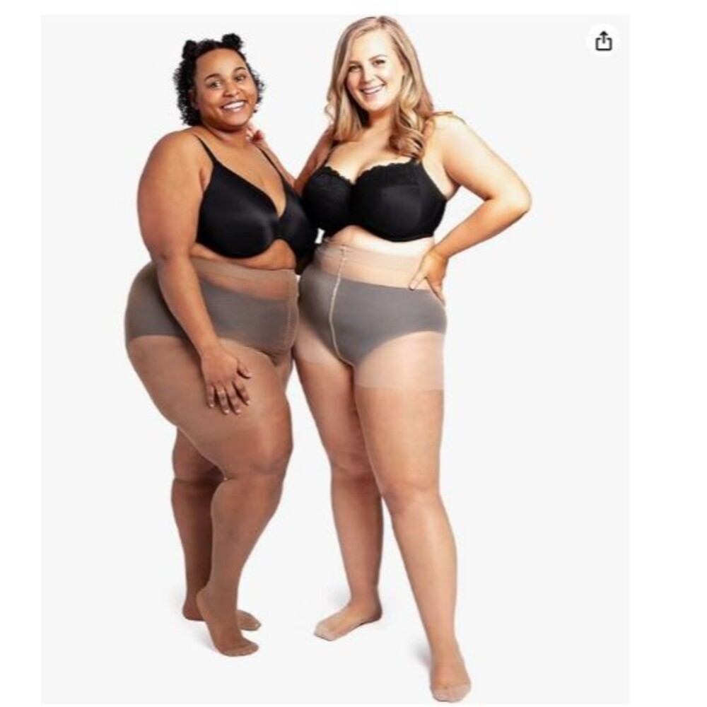 Women’s Tights Plus Size US 8-14 Luxury 20 Denier Lycra Pantyhose Cinnamon Color